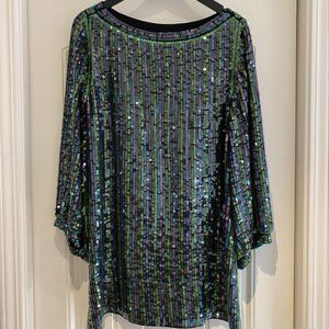 Elizabeth and James Vintage Sequin Dress